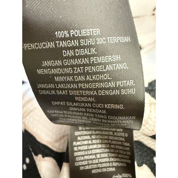 Ted Baker Luciani Puff Sleeve Top Blouse Black Cream Floral 4 (10) - Picture 8 of 13